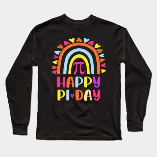 Happy Pi Day Math Teacher boys girls Pi day Long Sleeve T-Shirt